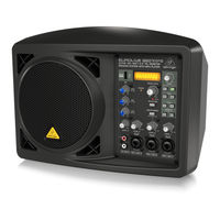 Behringer EUROLIVE B207MP3 Quick Start Manual