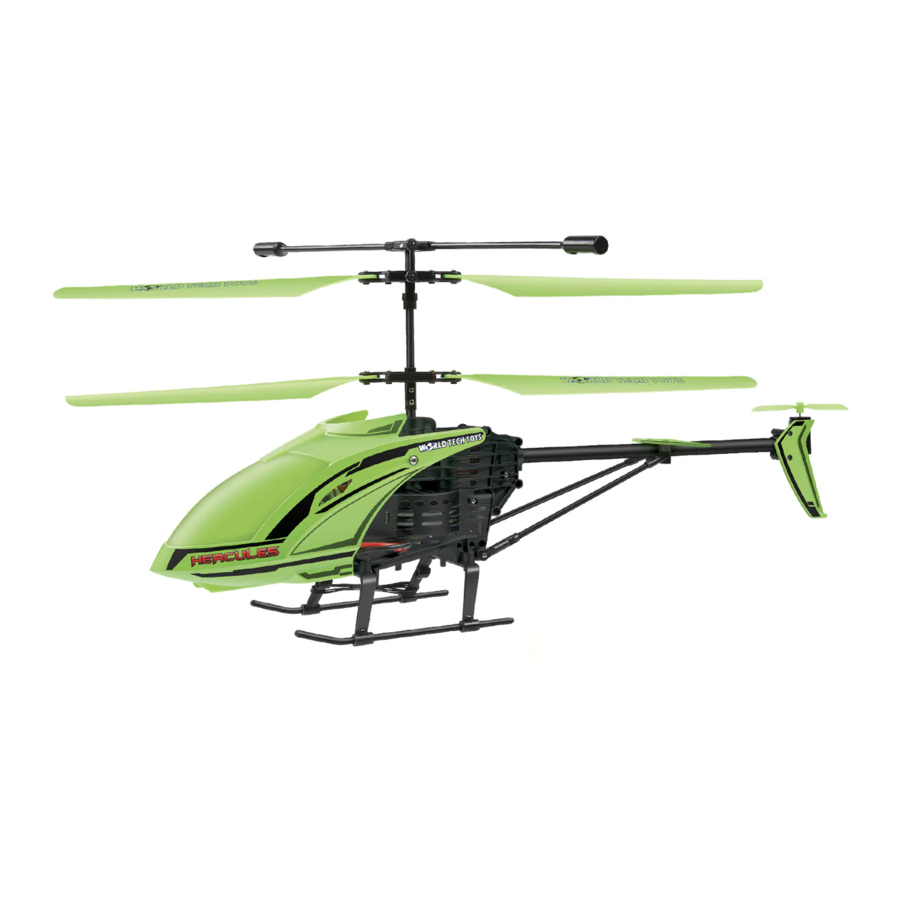World Tech Toys MEGA HERCULES, - 3.5 Channel Gyro RC Helicopter Manual