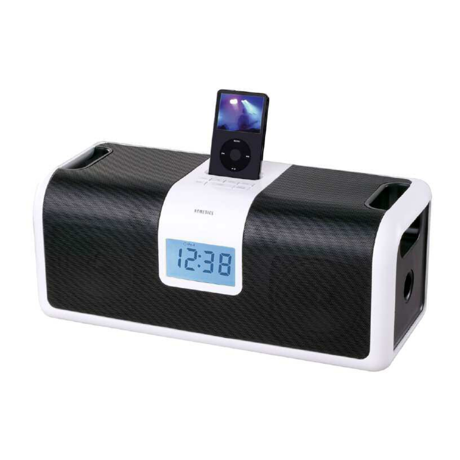 Homedics Dock n Party Ultra DP-900 Manual