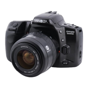 Minolta MAXXUM 500SI - PROGRAM SELECTION Manual