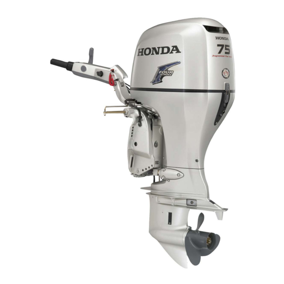 Honda Outboard Motor BF75A/90A Owner's Manual