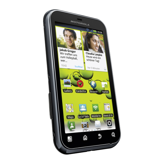 Motorola Defy+ Rugged Smartphone Manuals