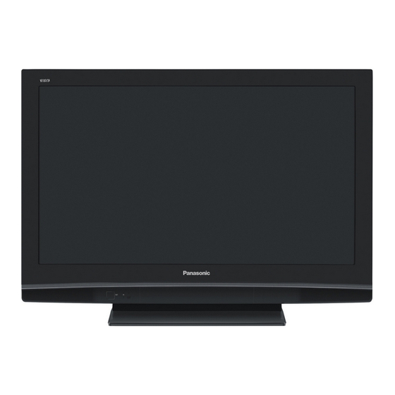 Panasonic TX-37LZ8F Operating Instructions Manual
