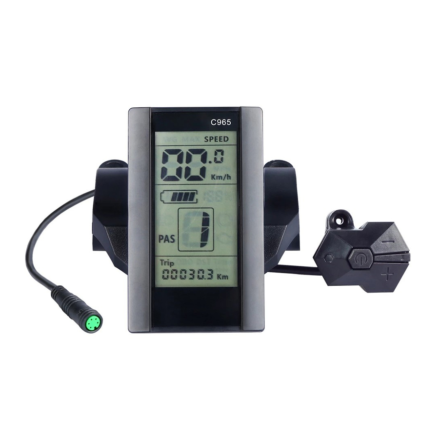 BAFANG C965 Manual