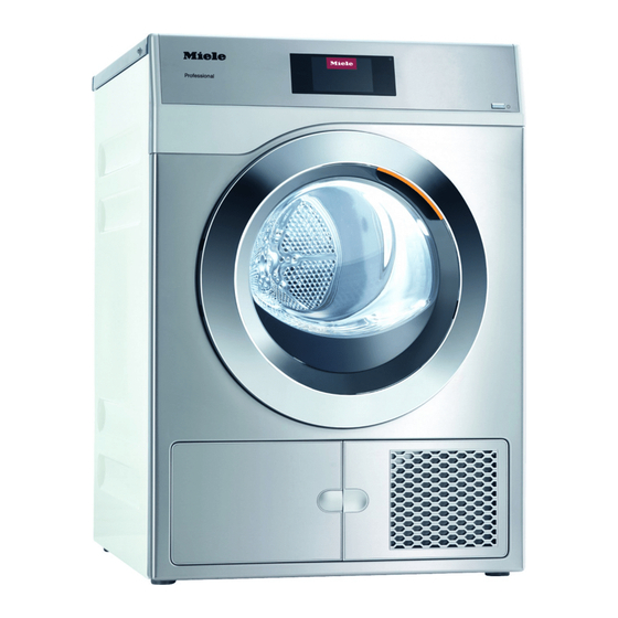 Miele PDR 908 EL Operating And Installation Instructions