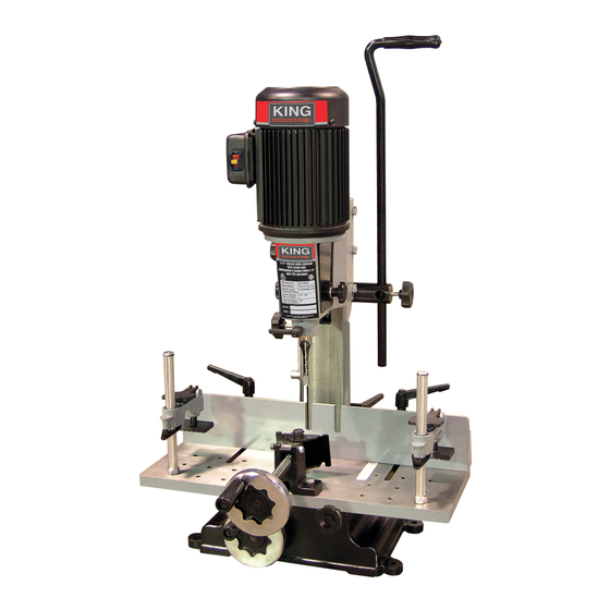 User Manuals: King Industrial MA-1050ST Chisel Mortiser