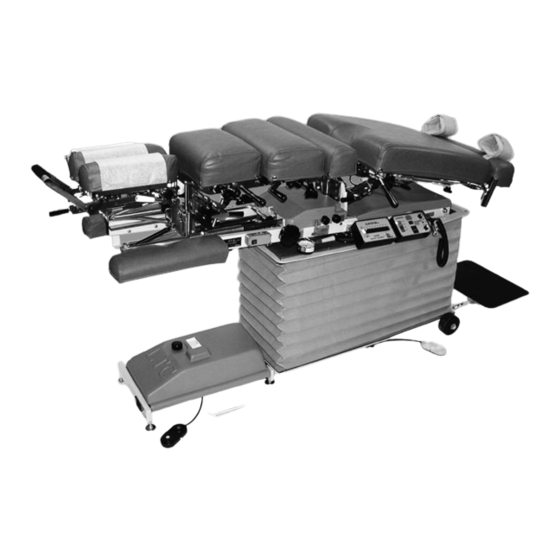 User Manuals: Lloyd GALAXY ULTIMATE Chiropractic Table