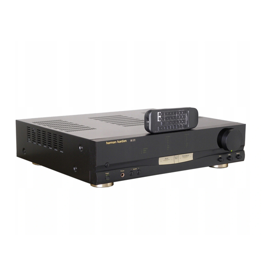 Harman Kardon HK670 Owner's Manual