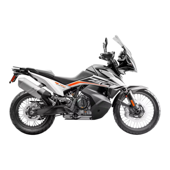 KTM 790 Adventure 2020 Setup Instructions