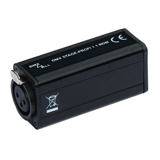 DMX4ALL Art-Net DMX STAGE-PROFI 1.1 RDM User Manual