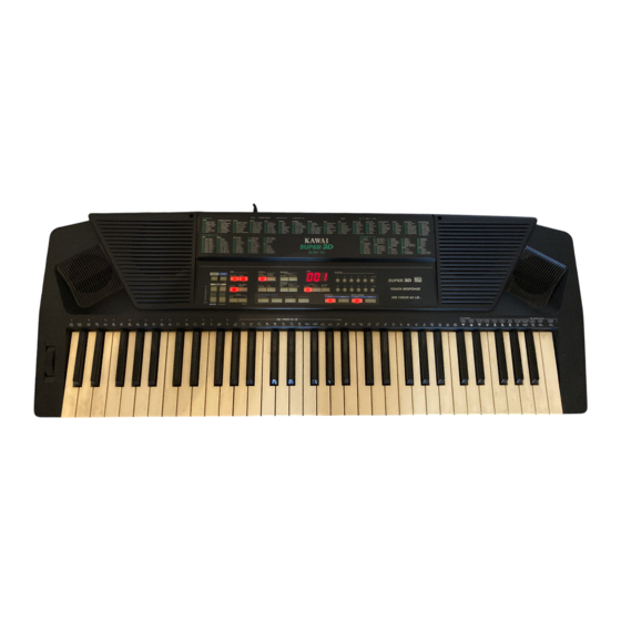 Kawai X50-D Owner's Manual