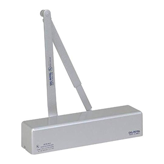 Cal-Royal N900PBF Series Installation Instructions