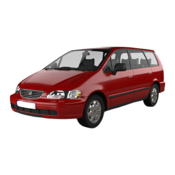 Honda 1999 Odyssey Owner's Manual