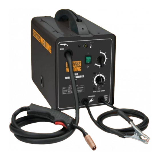 Chicago Electric MIG 180 Installation Manual