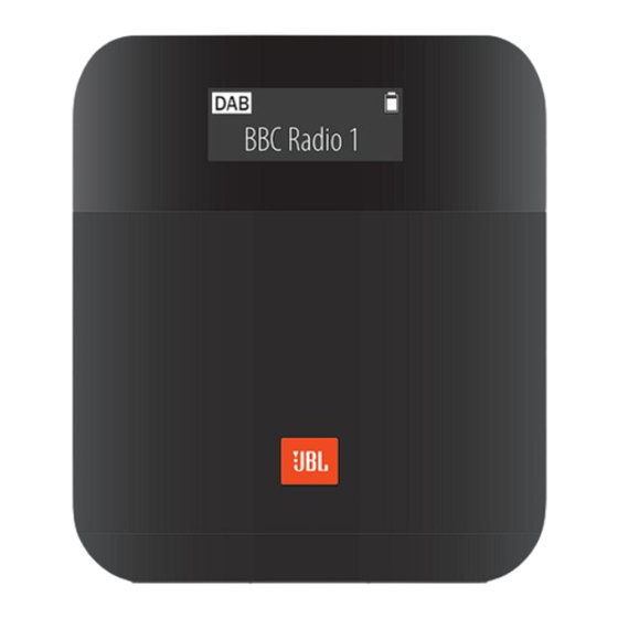 Harman JBL TUNER XL Quick Start Manual