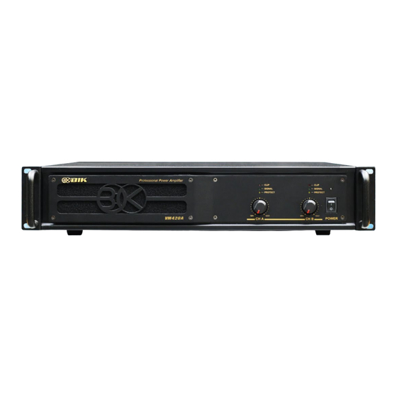 BIK VM420A Owner's Manual