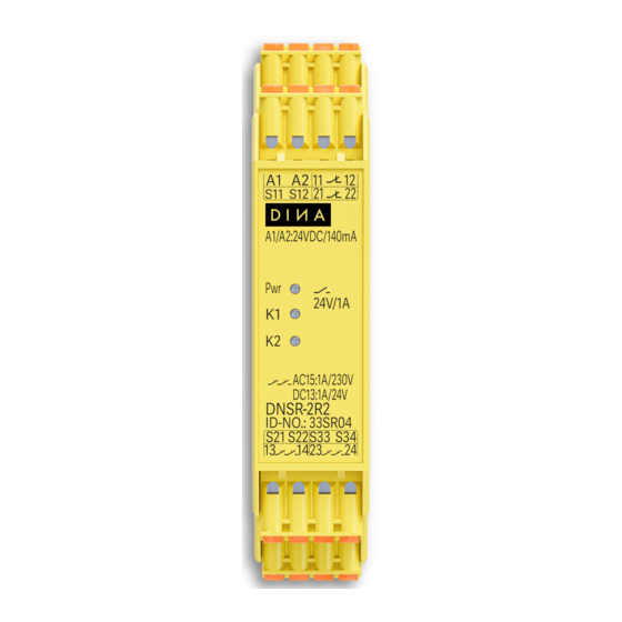 DINA SAFEONE DNSR-2R2 Series Hardware Manual