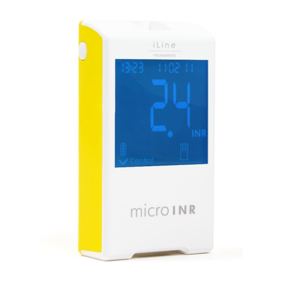 iLine microsystems microINR Easy Manual