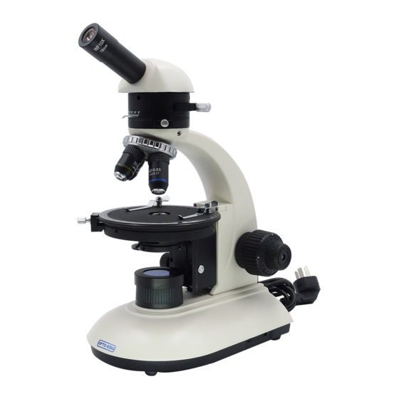 OPTO-EDU A15.2604 Polarizing Microscope Manuals