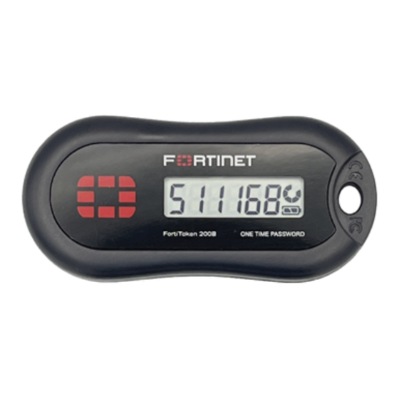 Fortinet FortiToken 200BCD Quick Start Manual