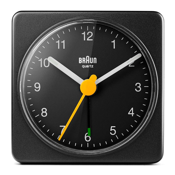 Braun BC02 Quick Setup Manual