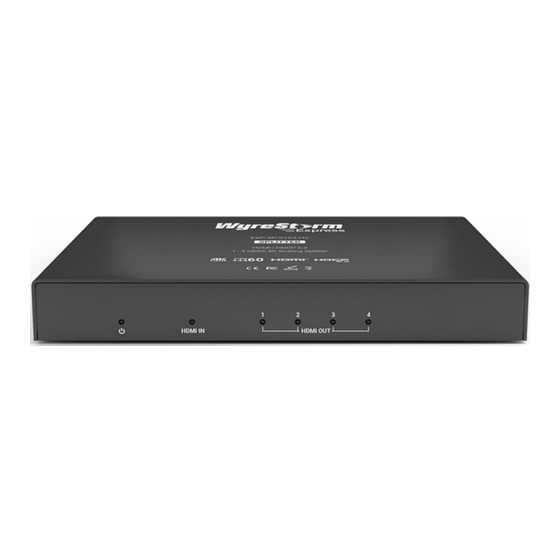 Wyrestorm EXP-SP-0104-H2 Quick Start Manual