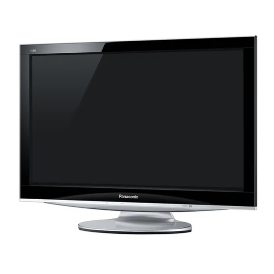 User Manuals: Panasonic VIERA TX-L37V10B LCD TV