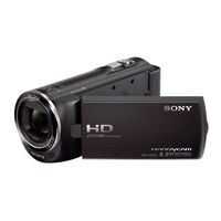 Sony Handycam HDR-CX280 User Manual