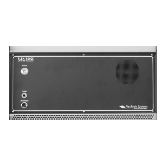 FlexRadio Systems FLEX-5000C Quick Start Manual