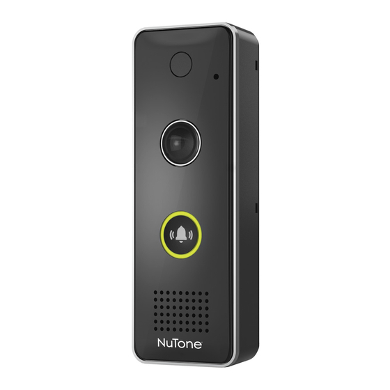 NuTone KNOCK DCAM100FM Installation Instructions Manual