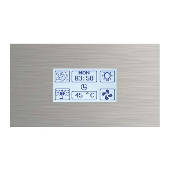 Sawo STAINLESS STEEL TOUCH CONTROL Manuals