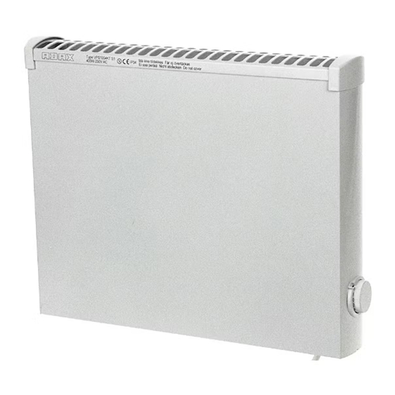 Adax VPS 10 Series Installation Manual