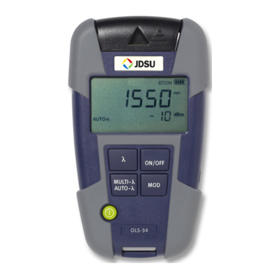 JDS Uniphase OLS-34 Operating Manual
