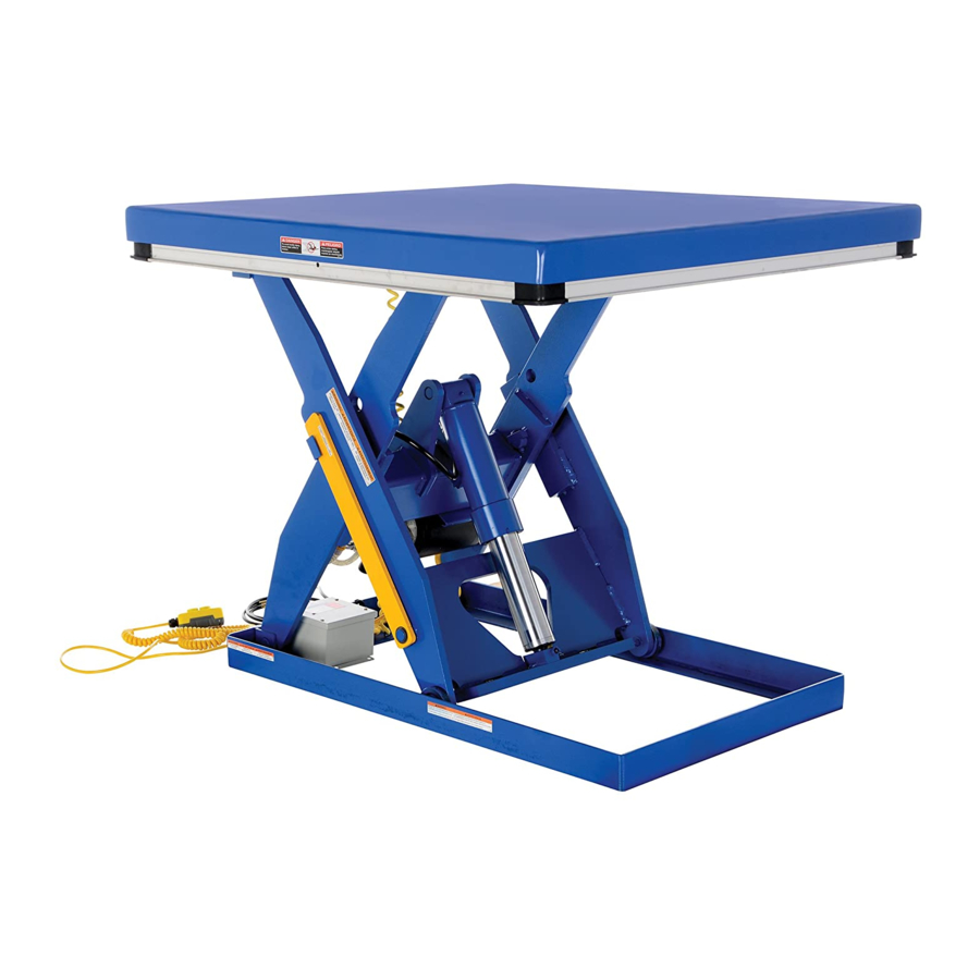 Vestil EHLT Series Instruction Manual