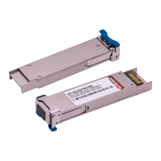 ADTRAN XFP NG-PON2 ONU Quick Start