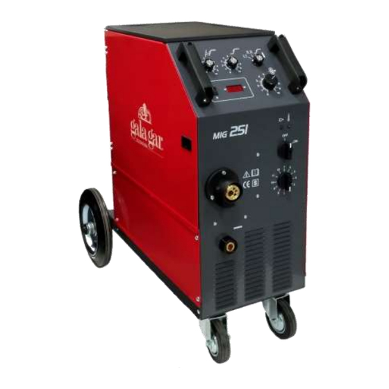 GALAGAR Smart Mig 250/1 Technical Instructions
