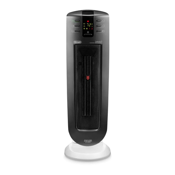 DeLonghi TCH7915ER Quick Start Manual