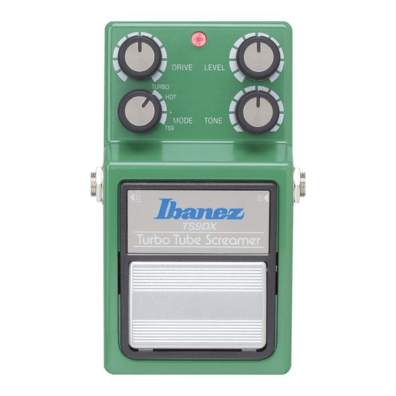 Ibanez TS9DX Owner's Manual