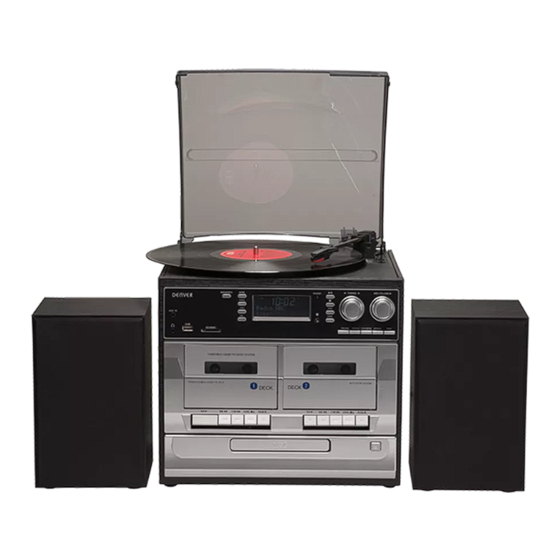 Denver MRD-166DAB Operating And Instruction Manual