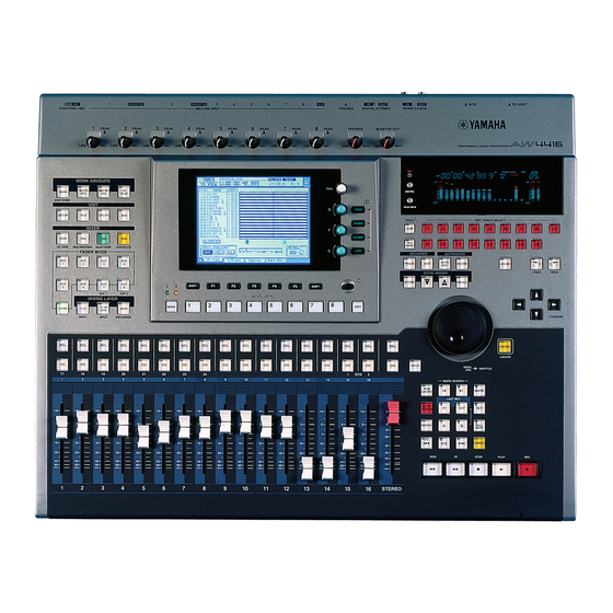 Yamaha AW4416 Supplement Manual