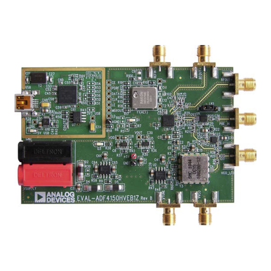 Analog Devices EVAL-ADF4150HVEB1Z User Manual