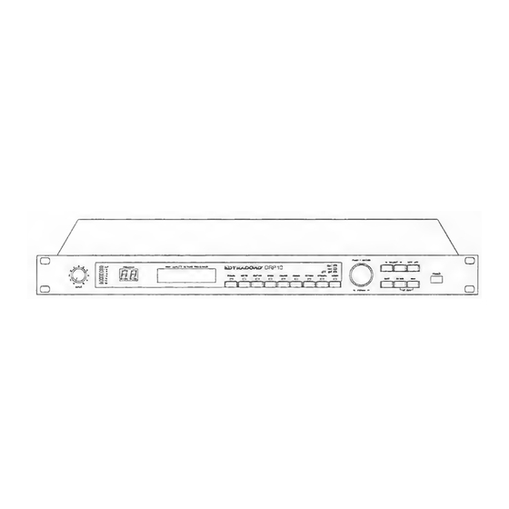 Electro-Voice Dynacord DRP 10 User Manual