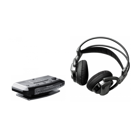 Pioneer SE-DIR800C - Headphones - Binaural Manuals