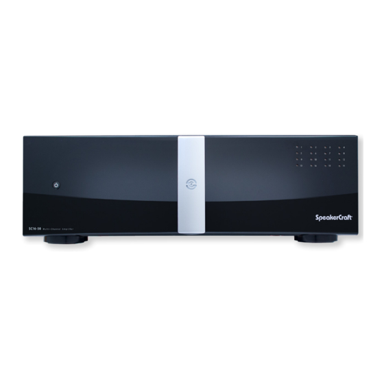 SpeakerCraft SC16-50 Installation Manual