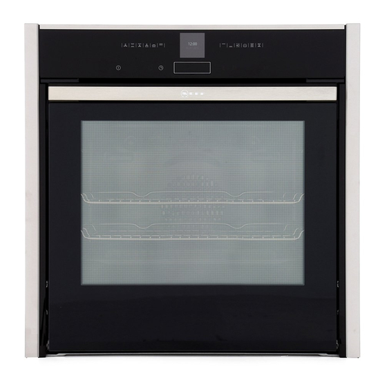 NEFF B57CR22N0B Built-in oven Manuals