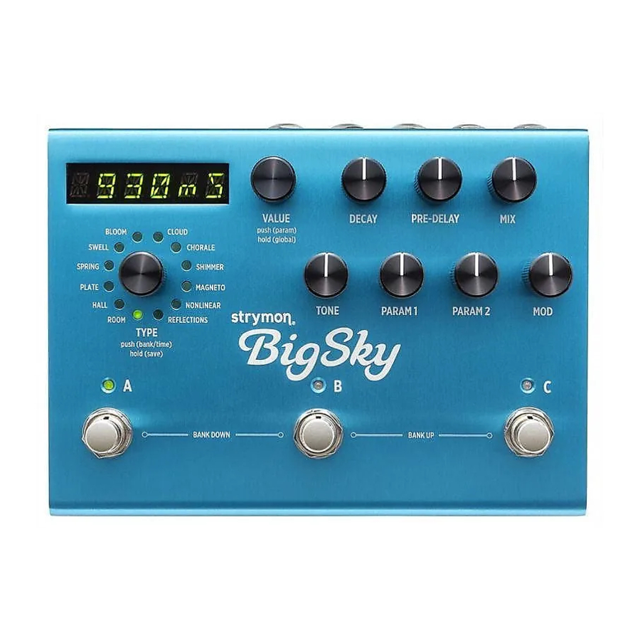 Strymon BigSky Quick Start Manual
