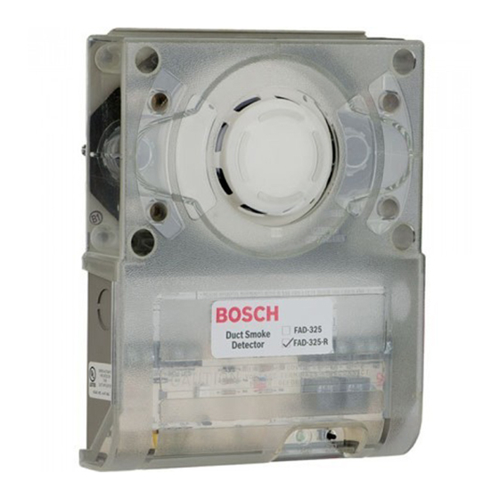 Bosch FAD-325-V2F Installation Instructions