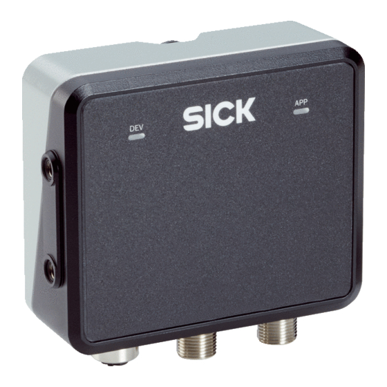 SICK RMS1000 Quick Start Manual