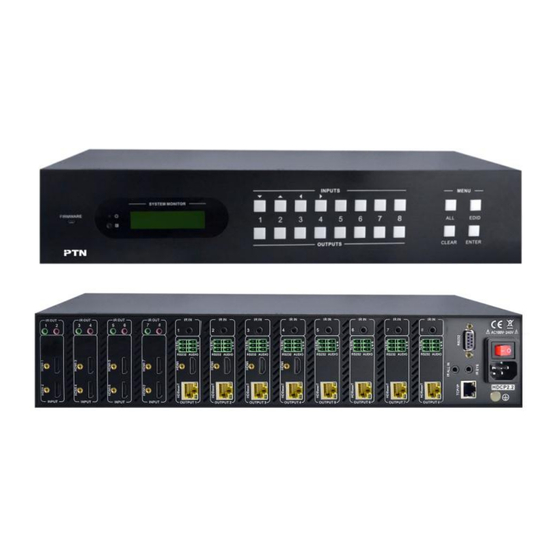 PTN MUH88TPR2-N User Manual