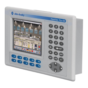 Rockwell Automation Allen-Bradley PanelView Plus 2711P User Manual